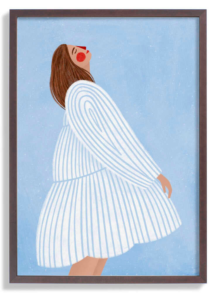 The Woman With the Blue Stripes by Bea Müller