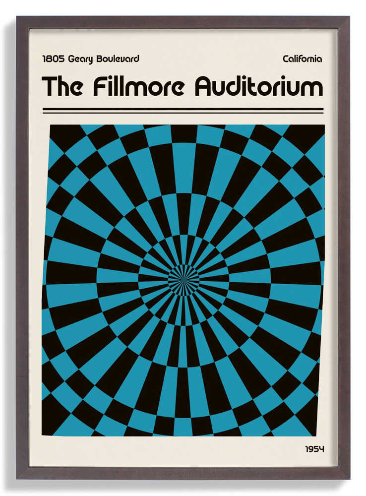The Fillmore Poster by Retrodrome