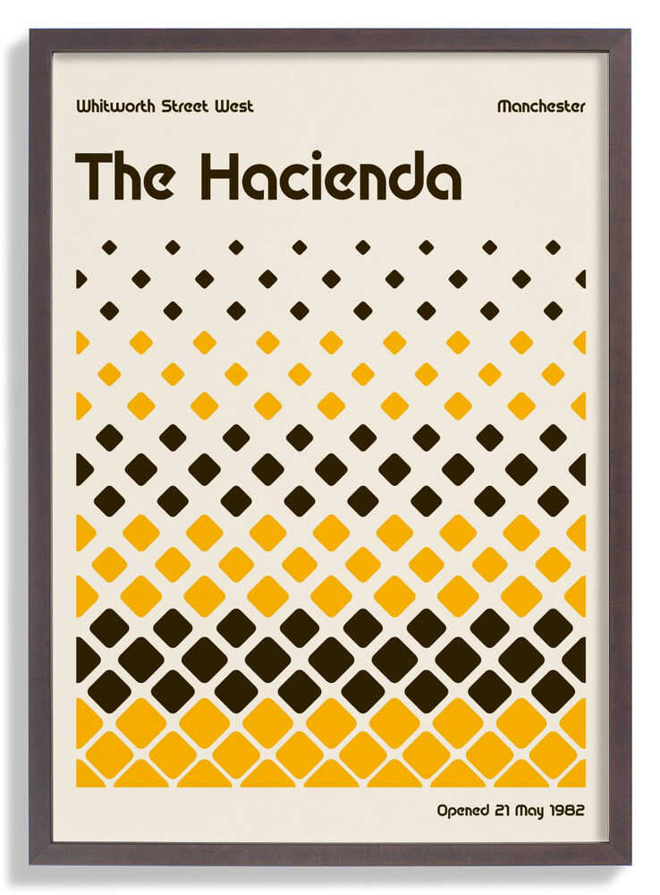 Hacienda Poster von Retrodrome