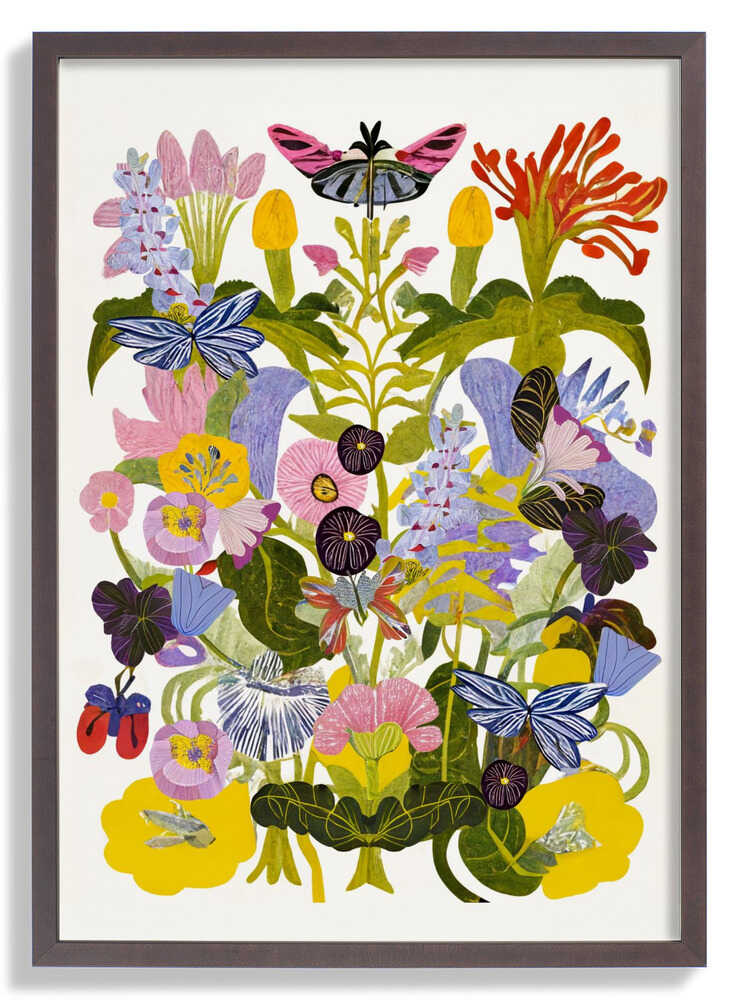 Abstract Autumn Floral by Rafaela Mascaro