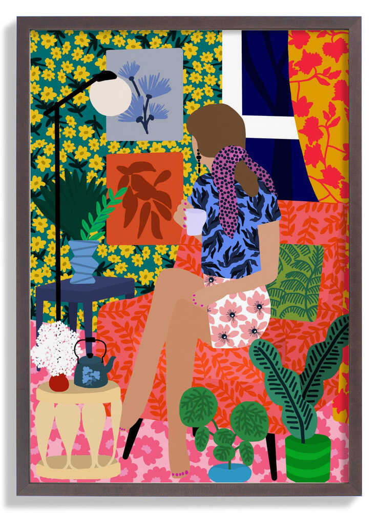 Tea time girl by Rafaela Mascaro