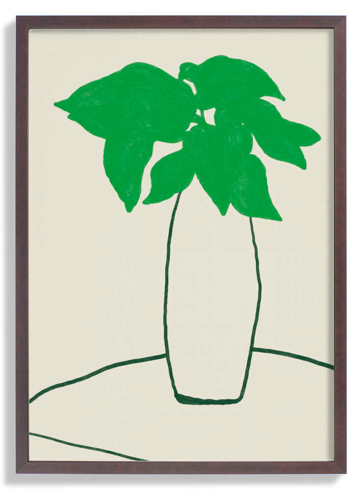 Green Leaves On The Table von Little Dean