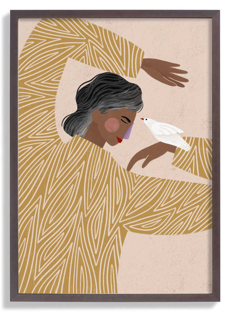 The Woman With a Bird by Bea Müller