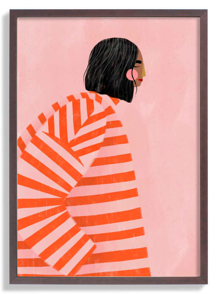 The Woman With the Orange Stripes by Bea Müller