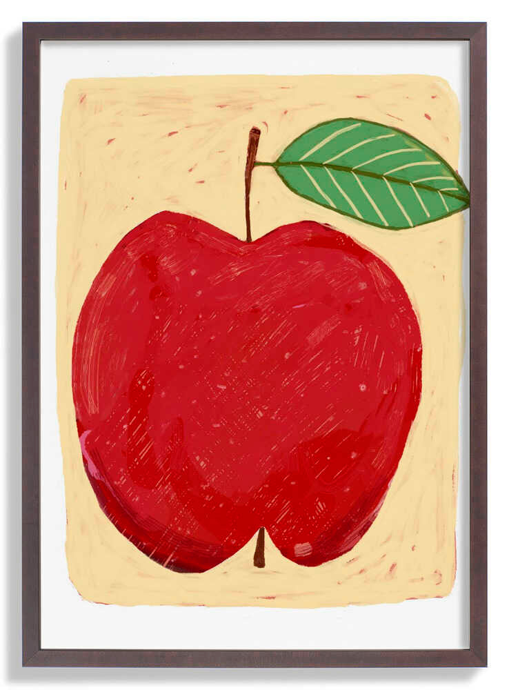 Großer roter Apfel von Sharyn Bursic