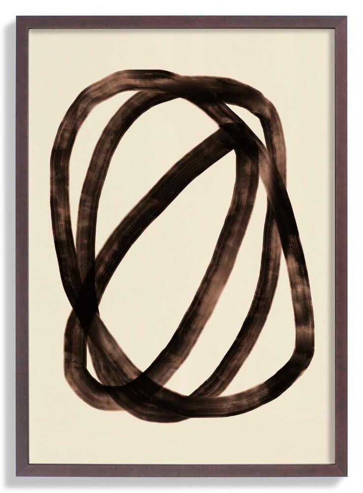 overlapping black loops by Little Dean