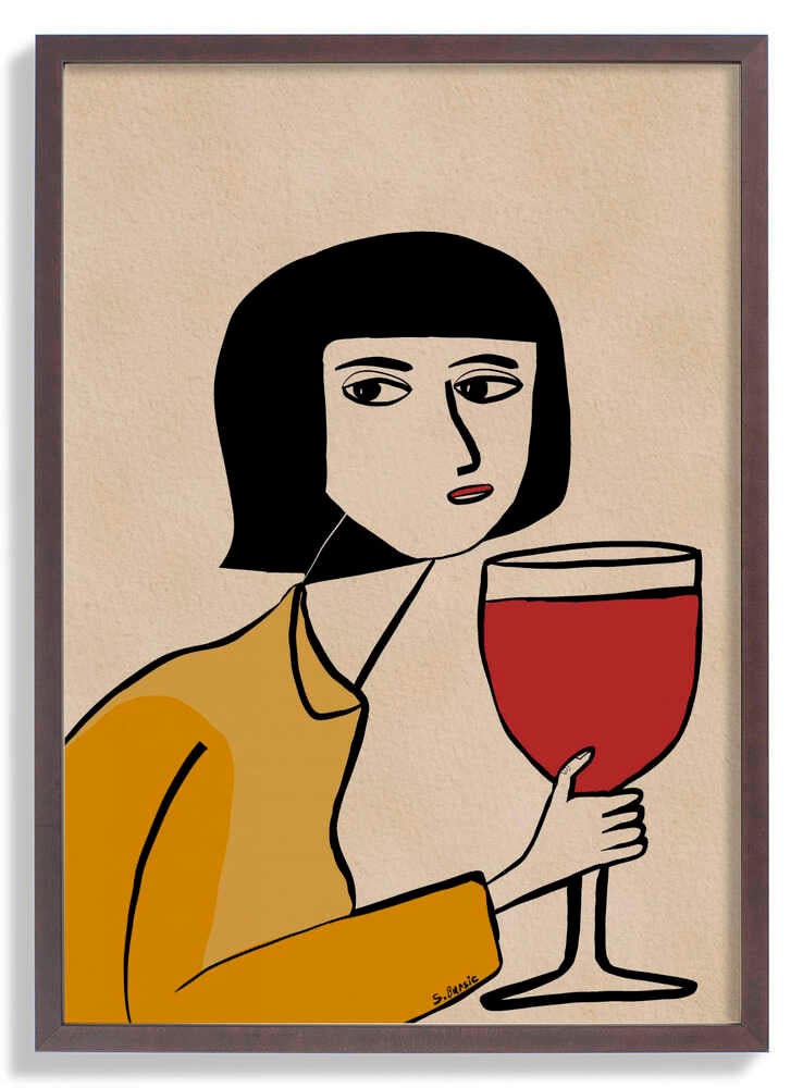 Wine lover by Sharyn Bursic