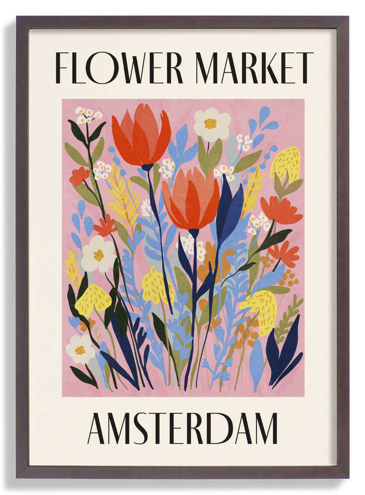 Flower Market Amsterdam Netherlands by Dirkie Nell