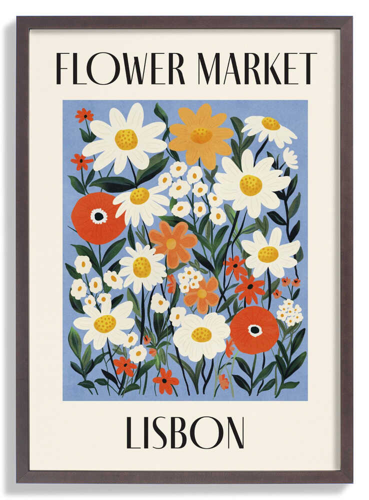 Flower Market Lisbon Portugal by Dirkie Nell