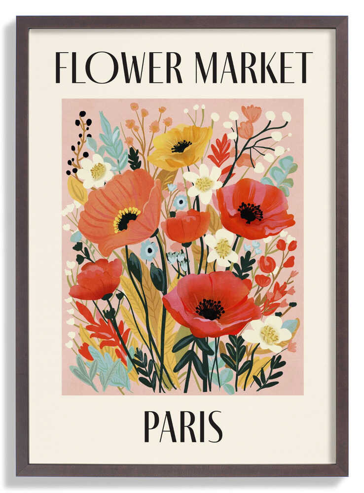Flower Market Paris France by Dirkie Nell