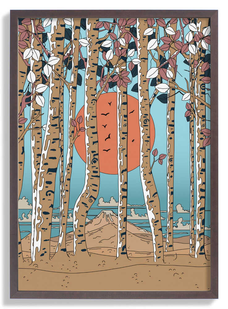 Japanische Birkenbäume von Nicholas