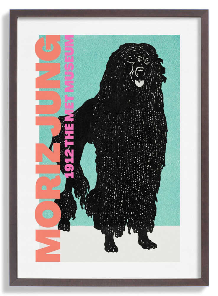 Stylized Black Dog by Athene Fritsch