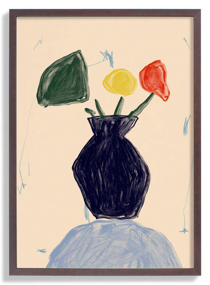 Vivid Vase Blooms by Treechild