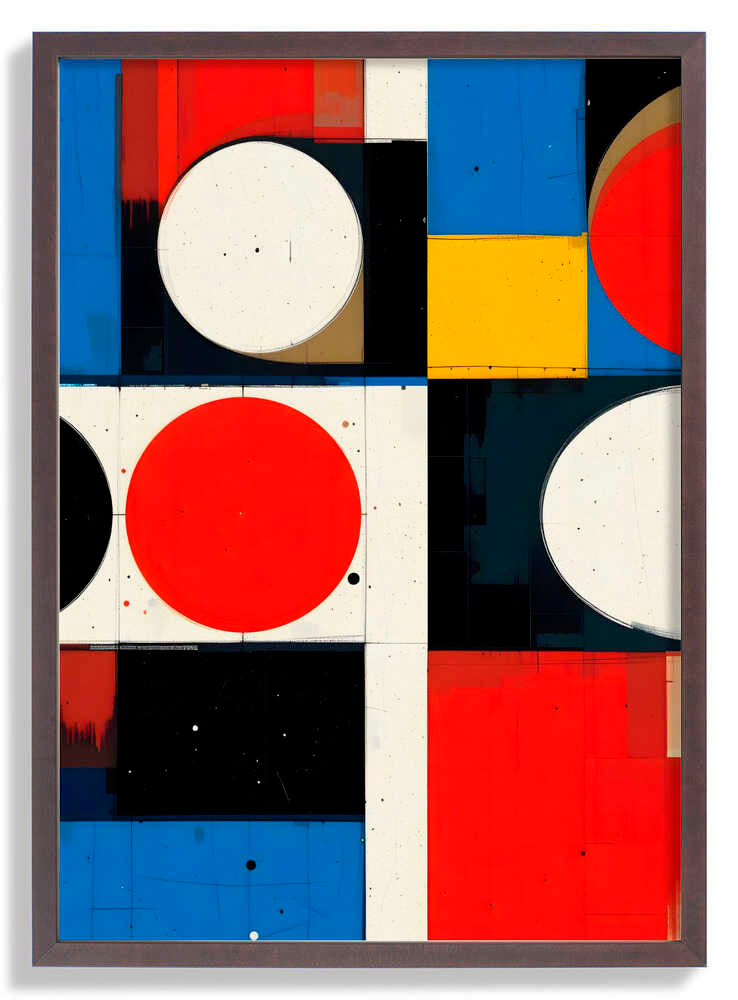 Geometric Shapes And Bold Colors by Kintsugi99