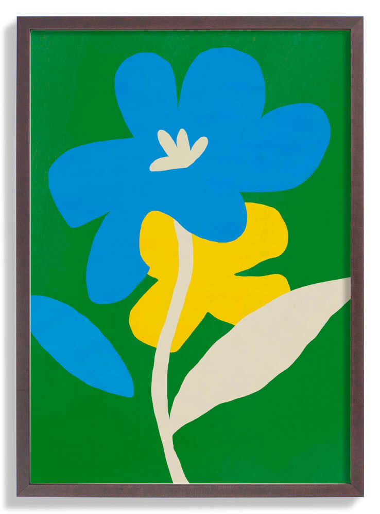 Contrast Blue And Yellow von Little Dean