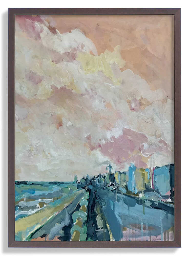 Pastellfarbene Skyline Drift von Alice White