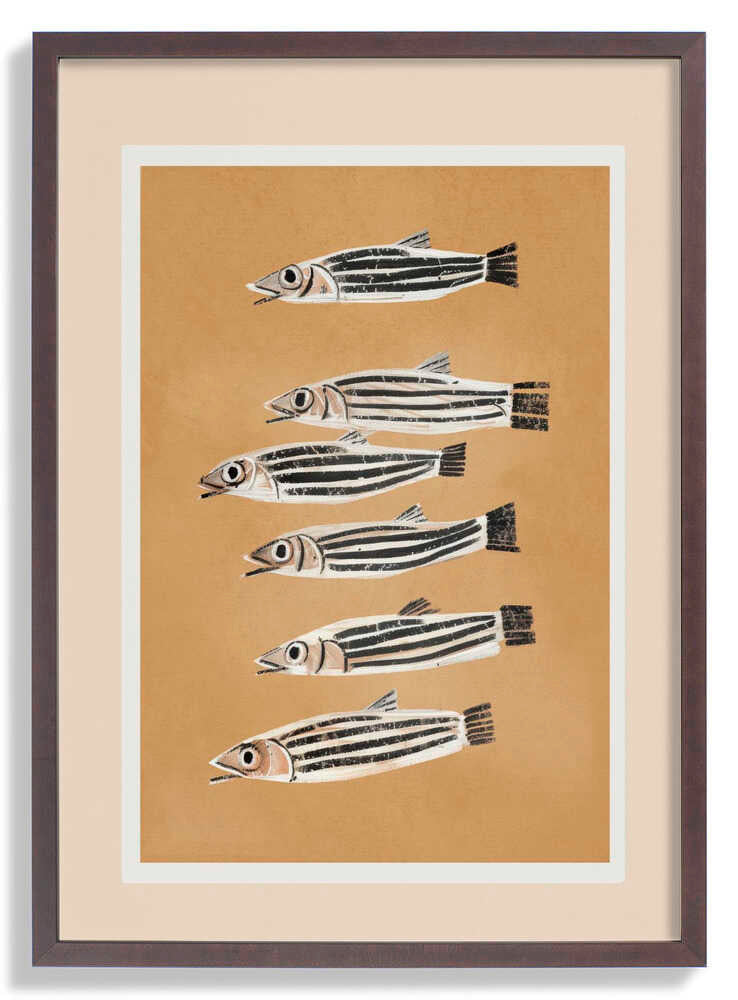 Minimal Fish Study by City Art