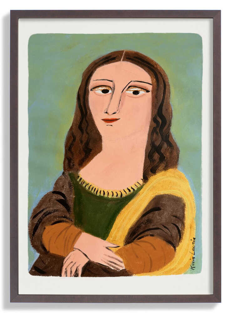 Modern Mona Lisa by Karin Lauria