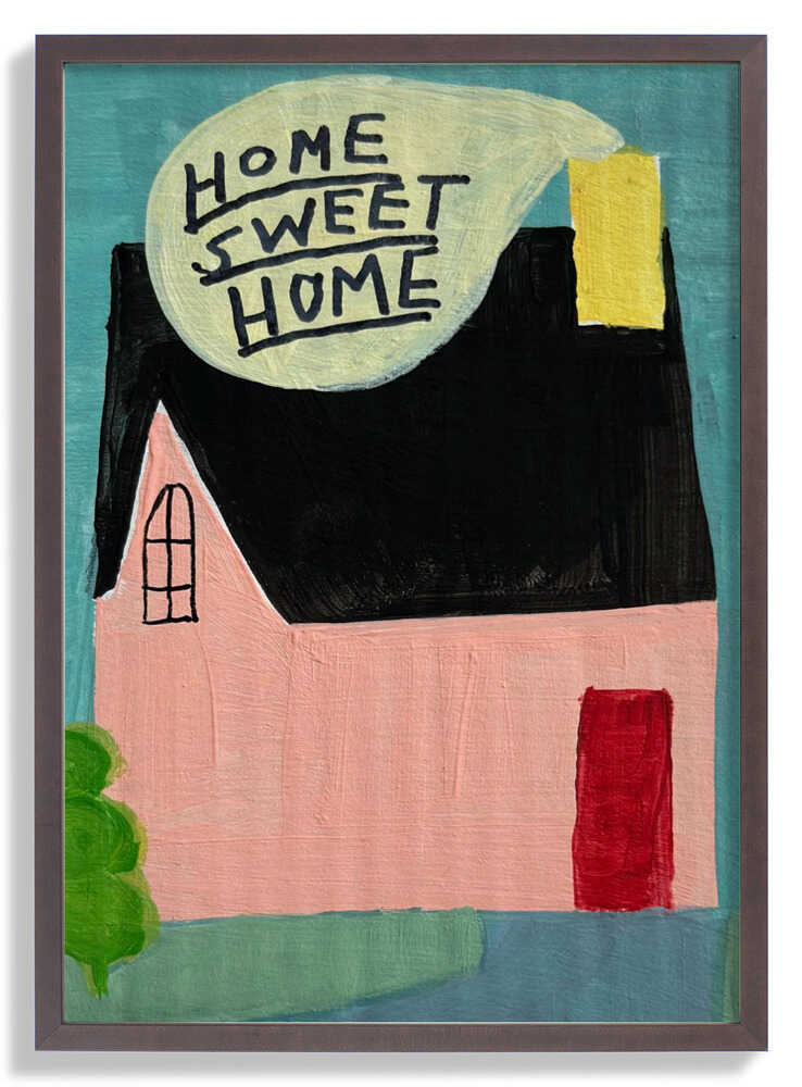 Pink House Home Sweet Home von Karin Lauria