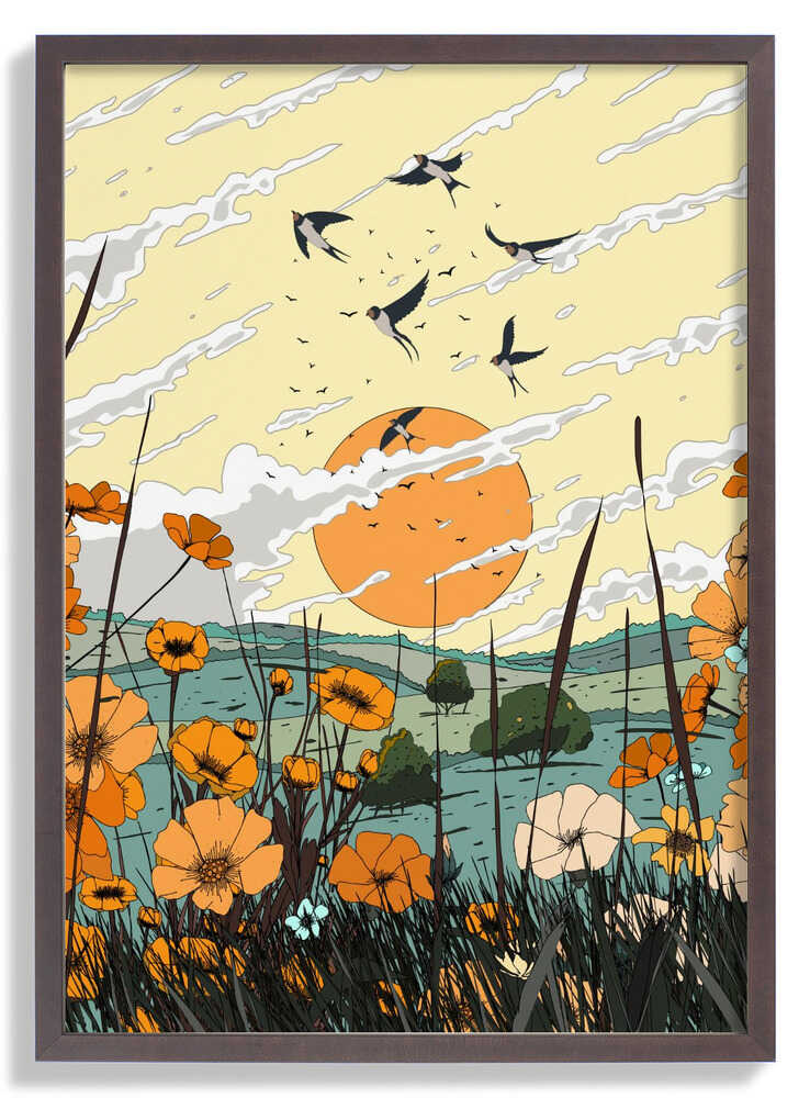 Japan Landschaft im Sommer von Nicholas