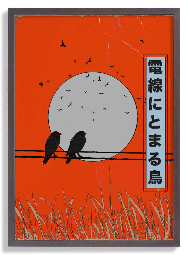 Vögel auf einem Draht von Nicholas