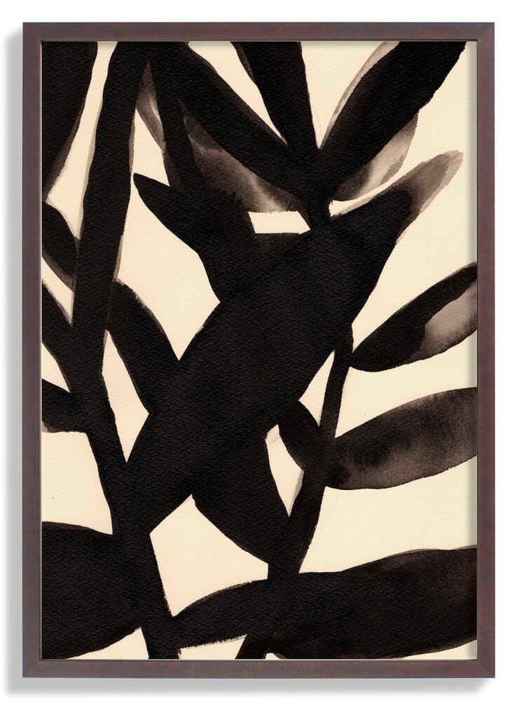 Branches in Black and Beige II by Janel Bragg
