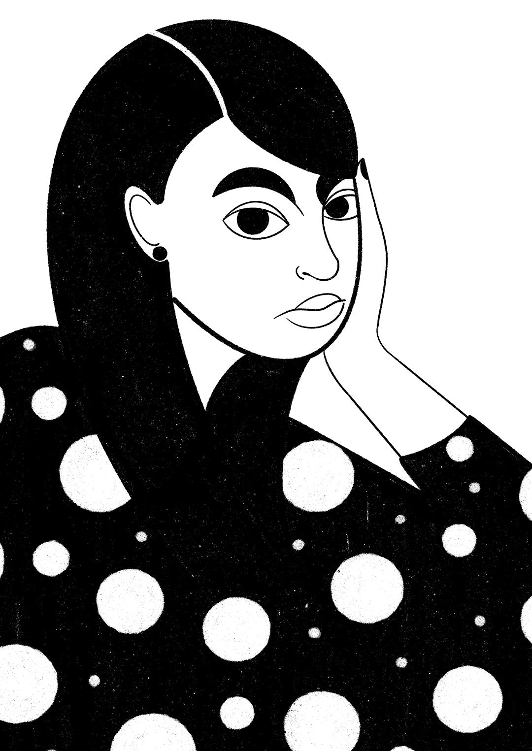 Fancy Lady Polka Dots von Nicole Marra