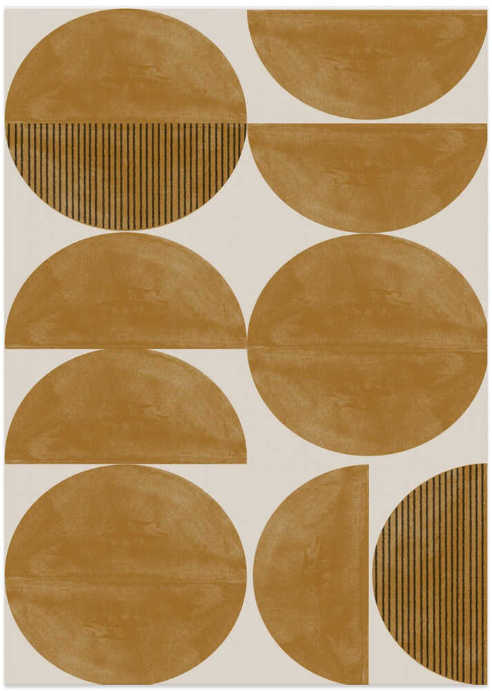 Golden Geometric Rhythm by THE MIUUS STUDIO