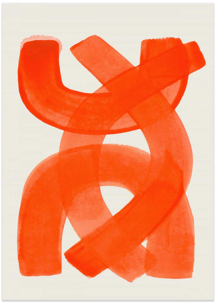 Orange Strokes von Ejaaz Haniff