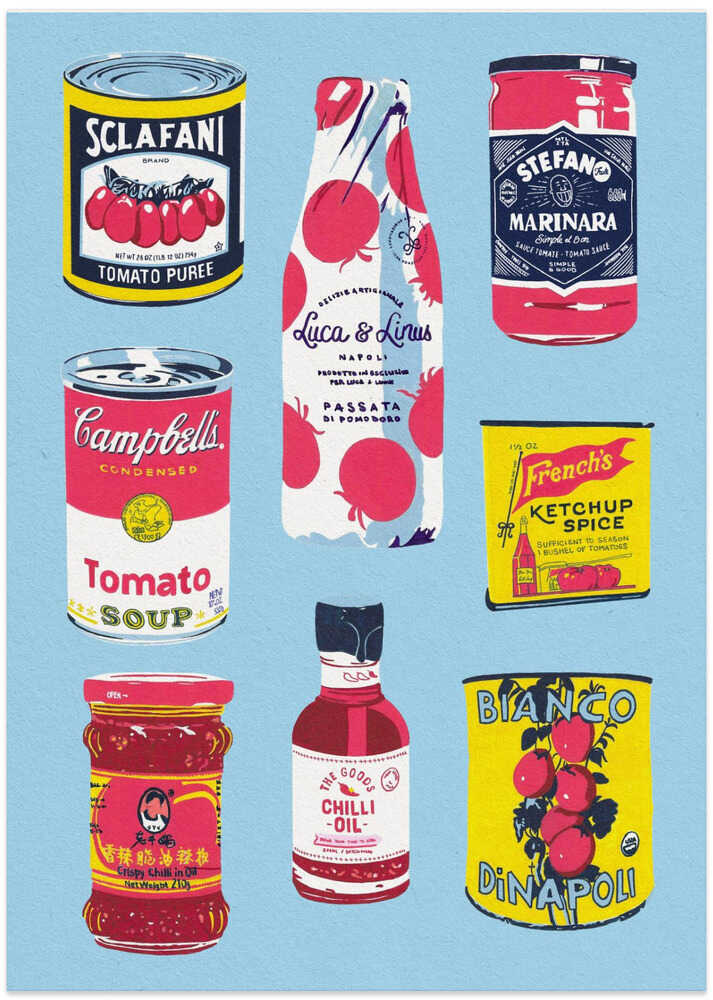Canned Tomatoes by Studio Mandariini