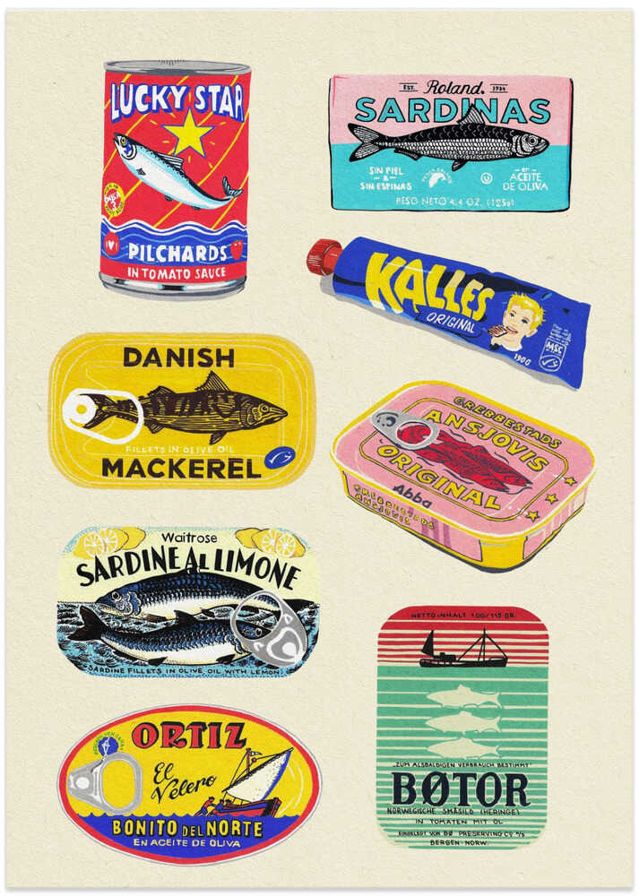 Canned Fish by Studio Mandariini