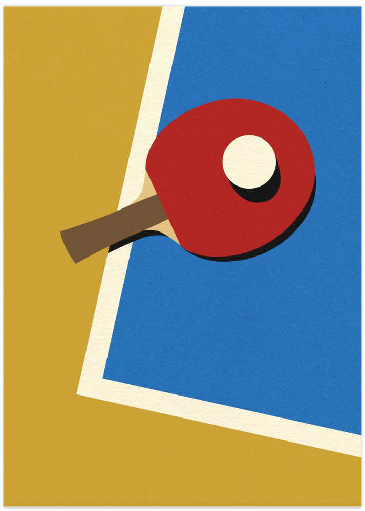 Table Tennis Team Red by Rosi Feist