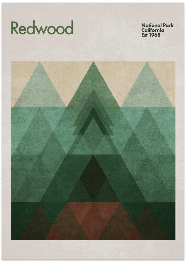 Triangular Redwood by Emel Tunaboylu