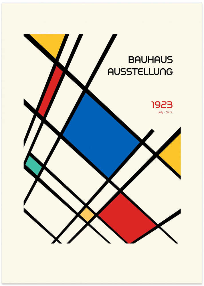 Bauhaus Geometric Design Retro by Retrodrome