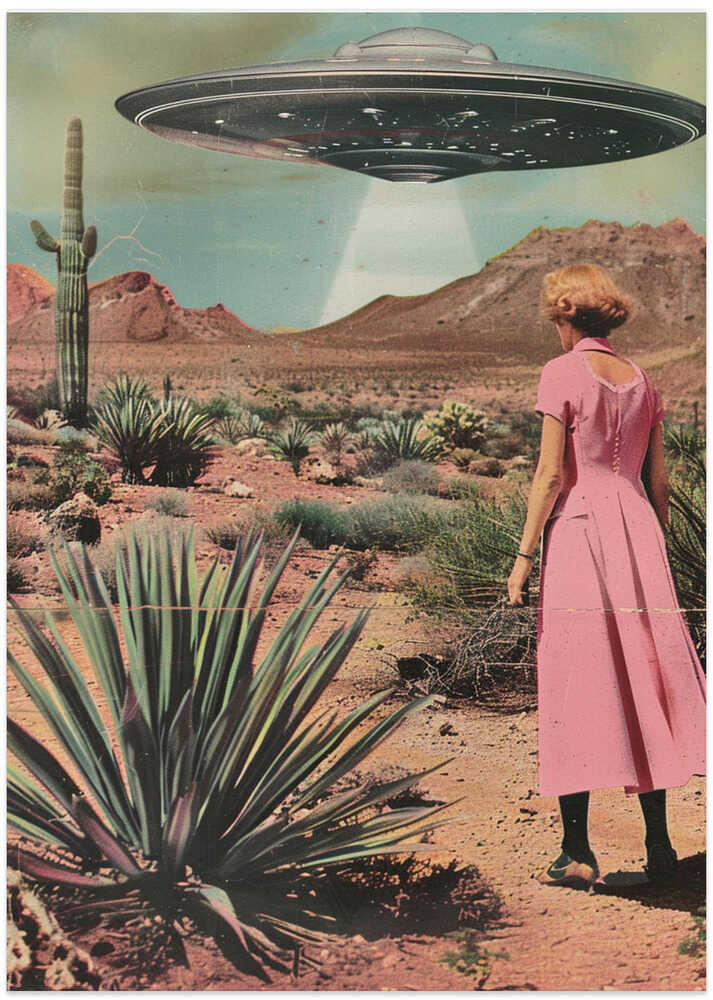 Schwebendes UFO von Samantha Hearn