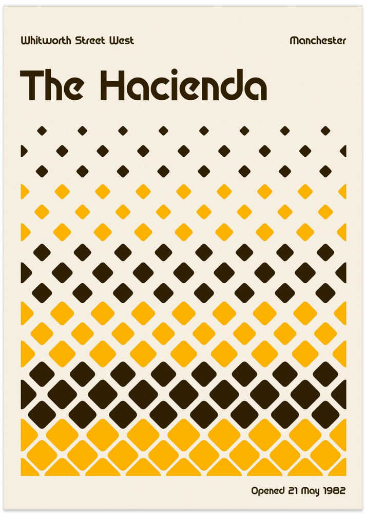 Hacienda Poster von Retrodrome