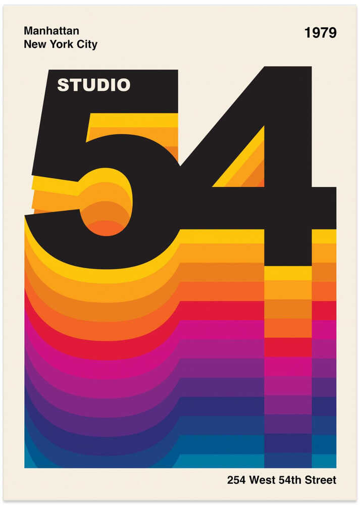 Studio 54 Retro Design by Retrodrome
