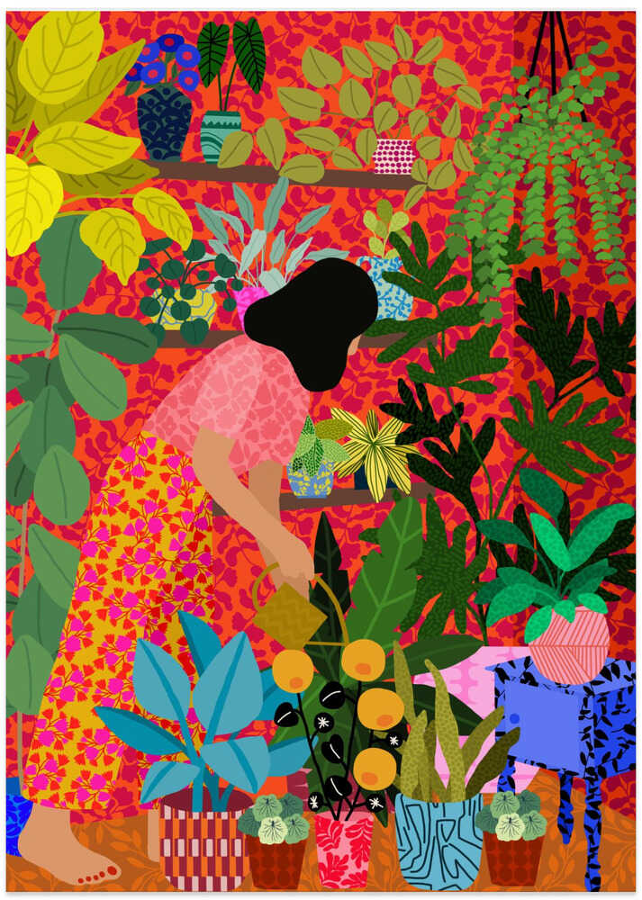 Watering My Plants by Rafaela Mascaro