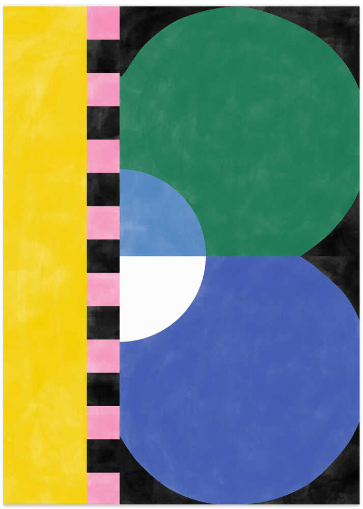 Colorful Geometry Block and shapes by Elena Ristova