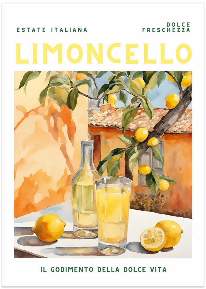 Limoncello, Aquarell, Fresh by Ohkimiko