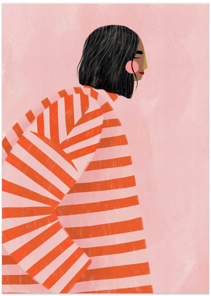 The Woman With the Orange Stripes by Bea Müller