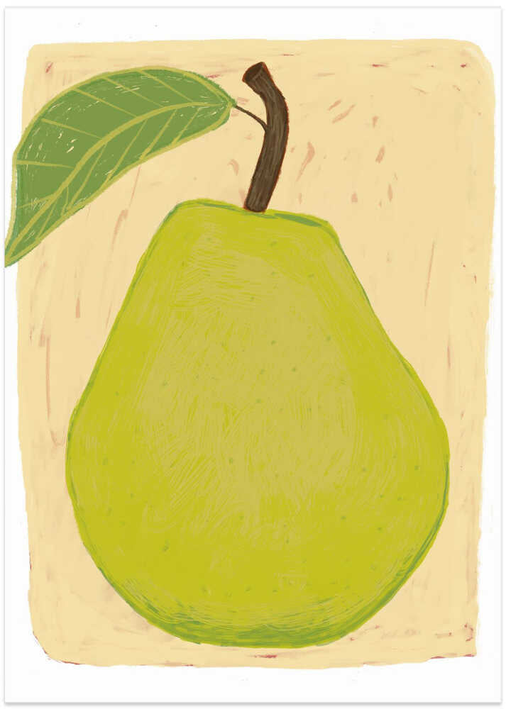 Big green pear by Sharyn Bursic