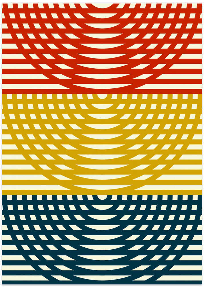 Tri-Color Waves by Petr Strnad