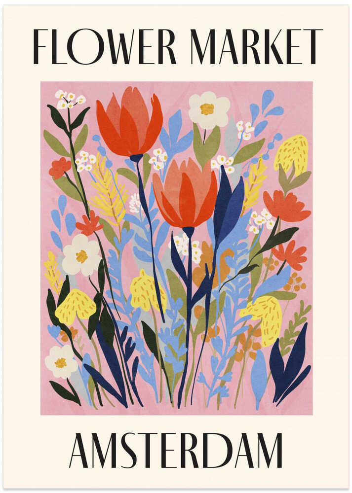 Flower Market Amsterdam Netherlands by Dirkie Nell