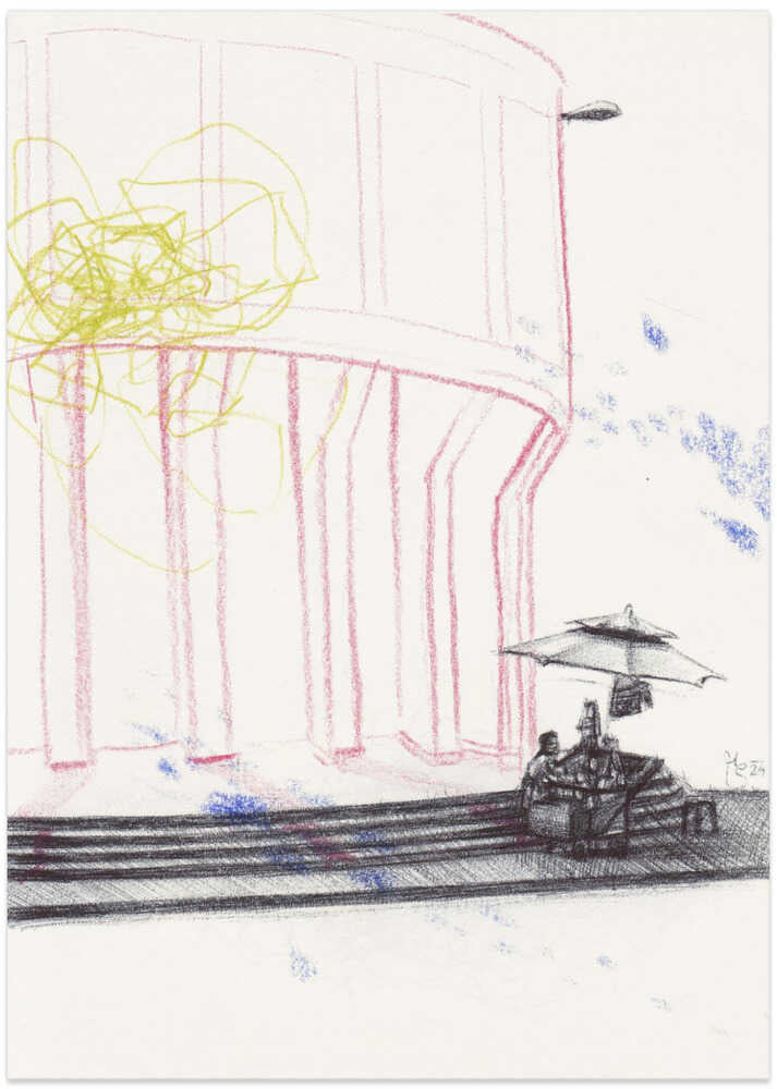 Straßenmarkt von Mirjam Schrei