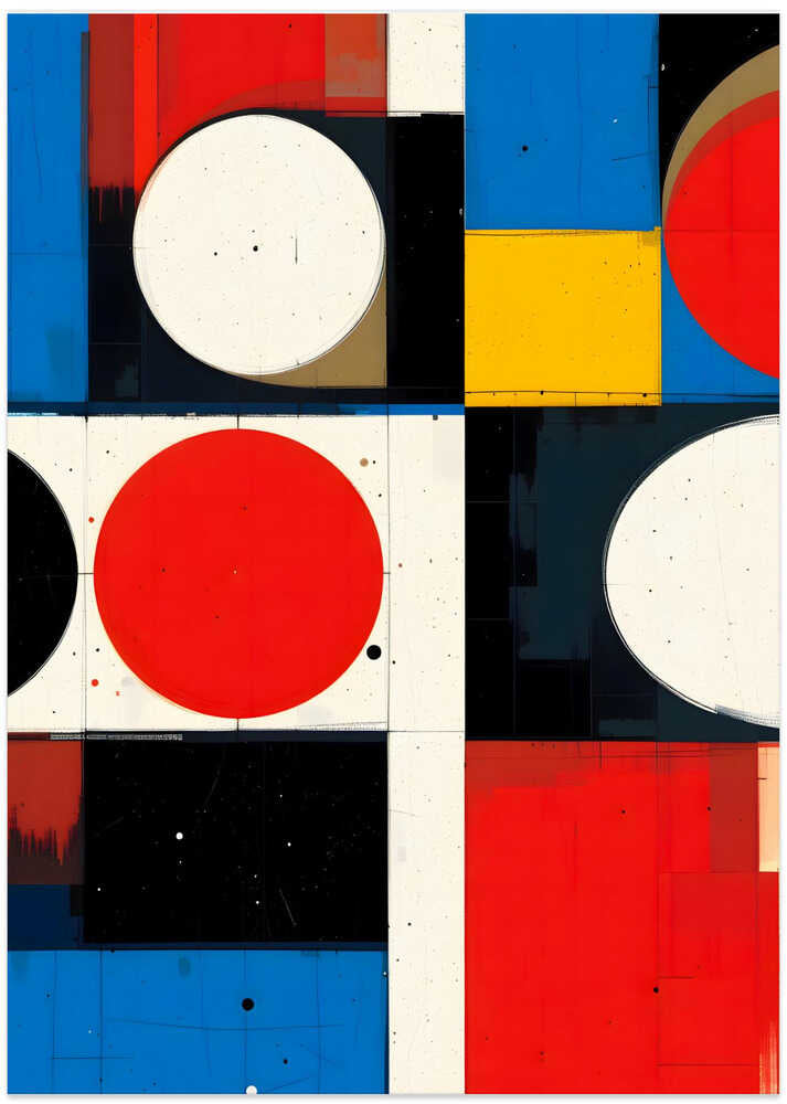 Geometric Shapes And Bold Colors by Kintsugi99