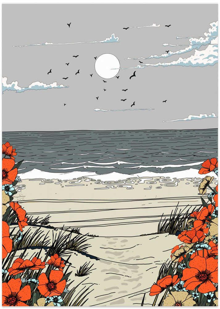 Blumen am Strand von Nicholas