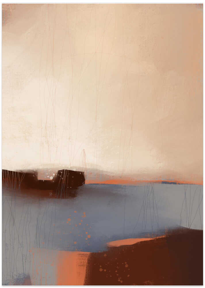 Gelassene Horizonte von MANSI SAXENA