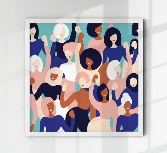 Women's Day is Everyday Art Print by Sofia Doudine