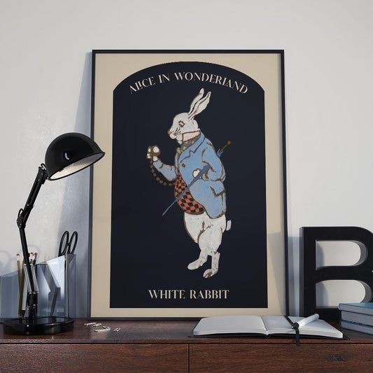 White Rabbit with Watch from Alice in Wonderland